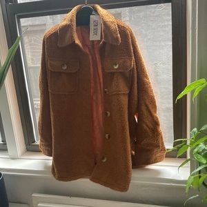 12th Tribe teddy bear shirt lined brand new size S/M